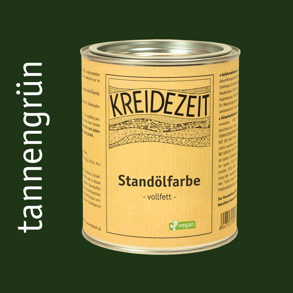 Standölfarbe, Schlussanstrich farbig