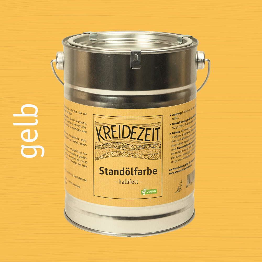Standölfarbe, Zwischenanstrich farbig