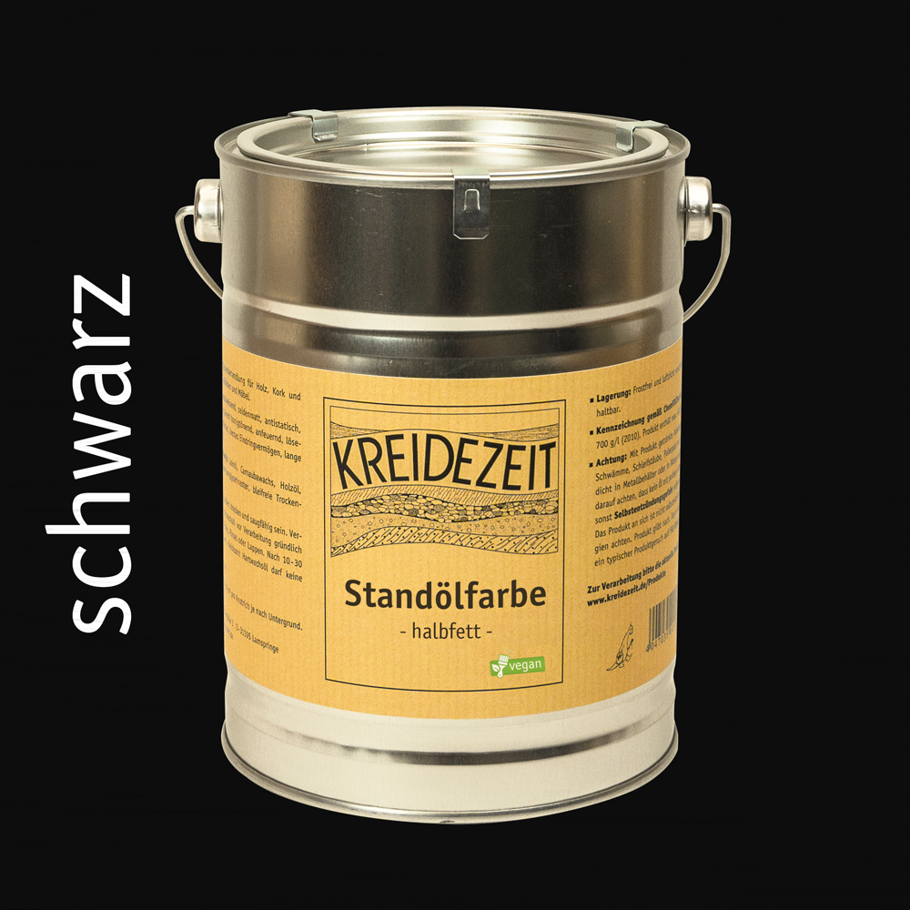 Standölfarbe, Zwischenanstrich farbig
