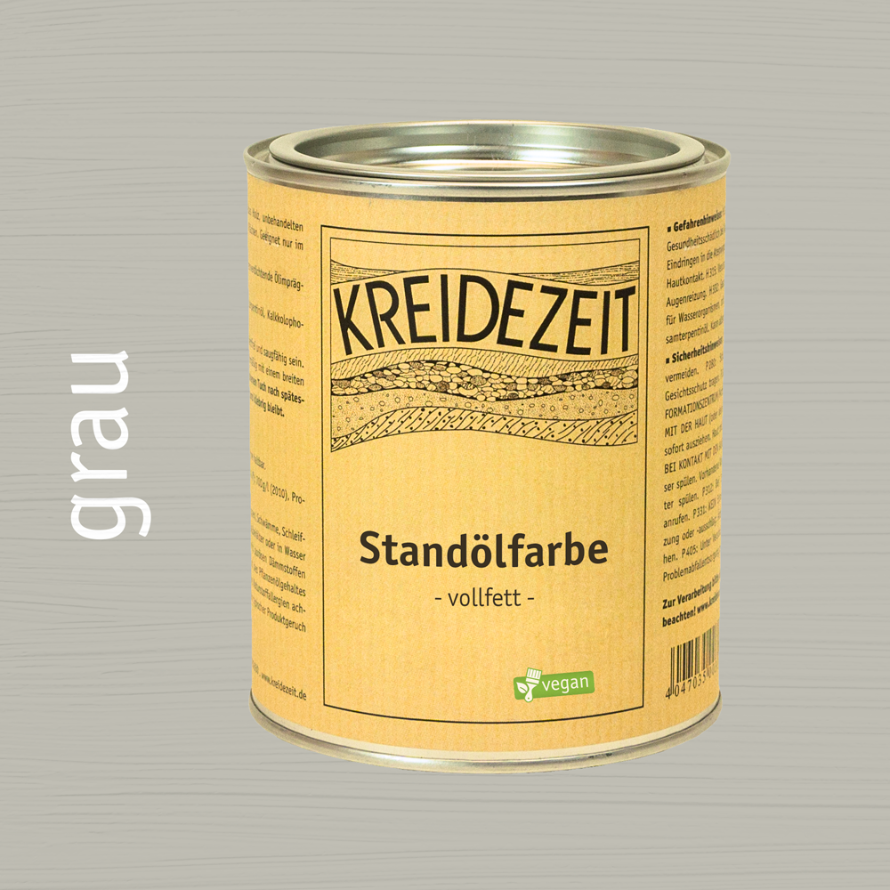 Standölfarbe, Schlussanstrich farbig