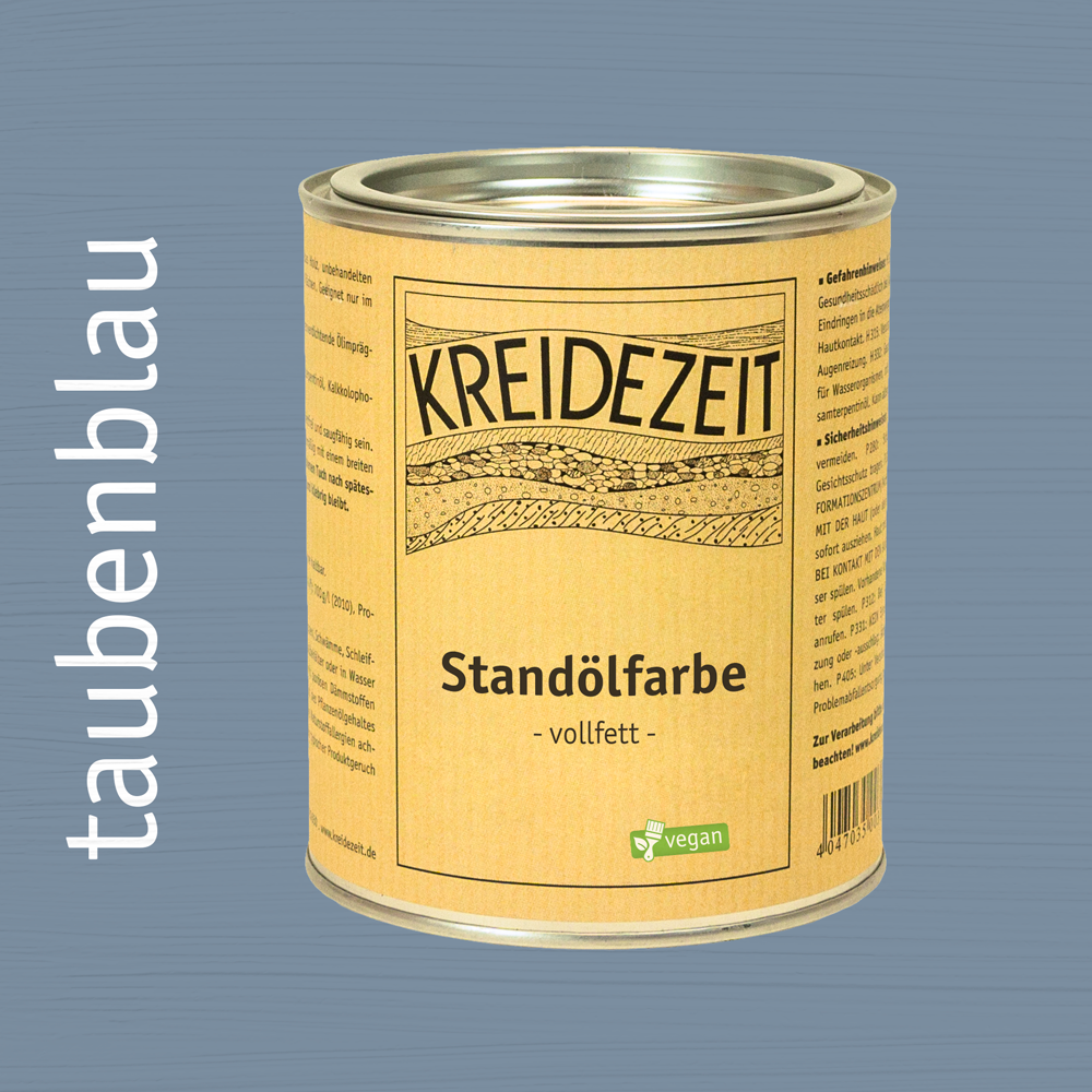 Standölfarbe, Schlussanstrich farbig