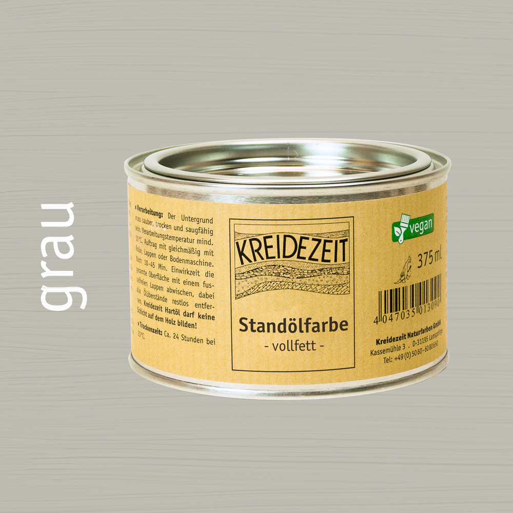 Standölfarbe, Schlussanstrich farbig