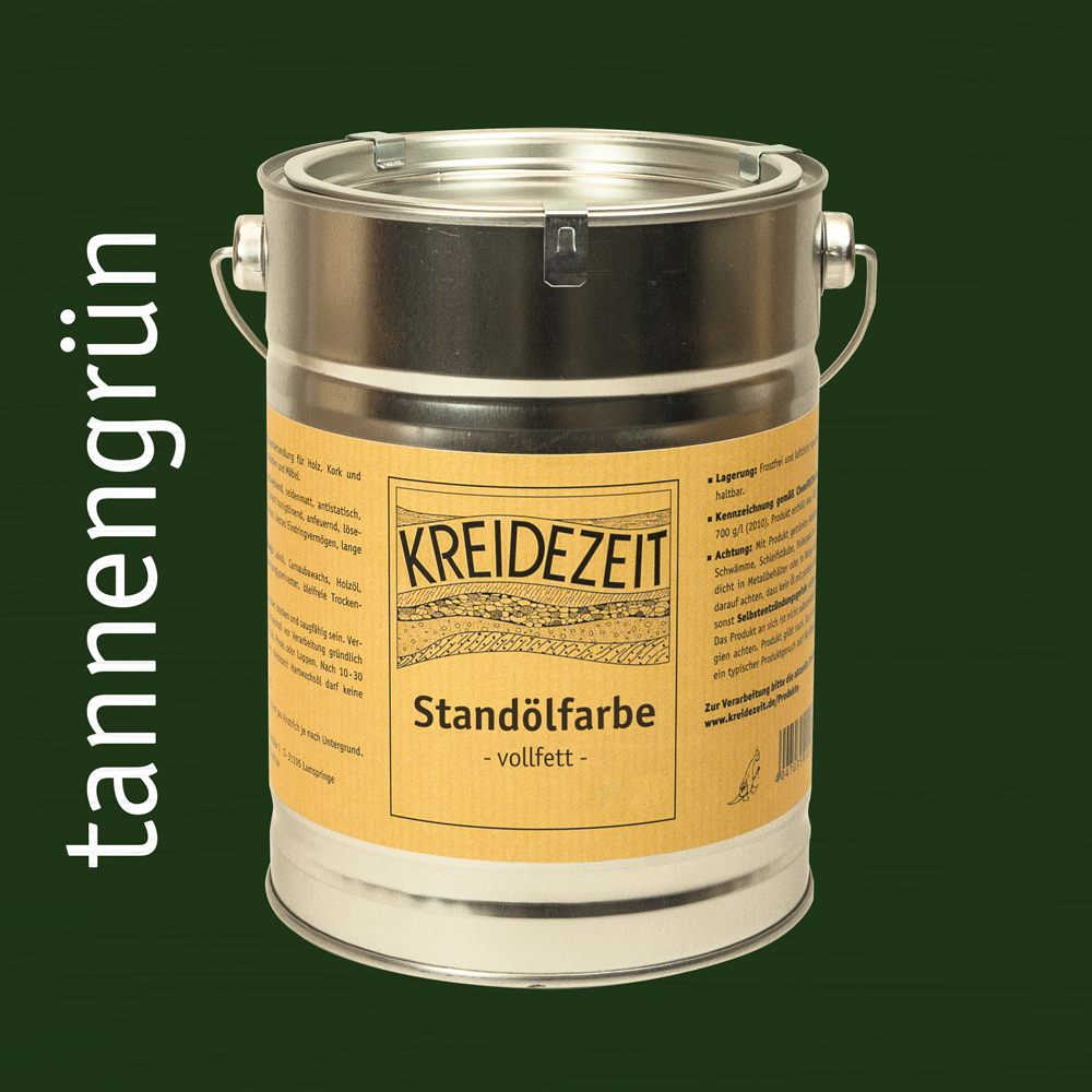 Standölfarbe, Schlussanstrich farbig