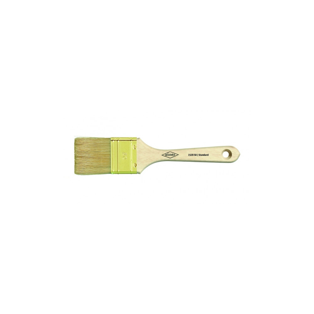 Flachpinsel, Standard, helle Borsten