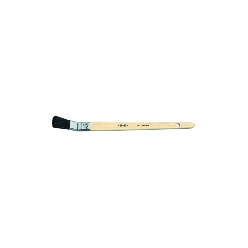 Plattpinsel, gebogen, Premium, schwarze Borsten, 40mm, Wistoba