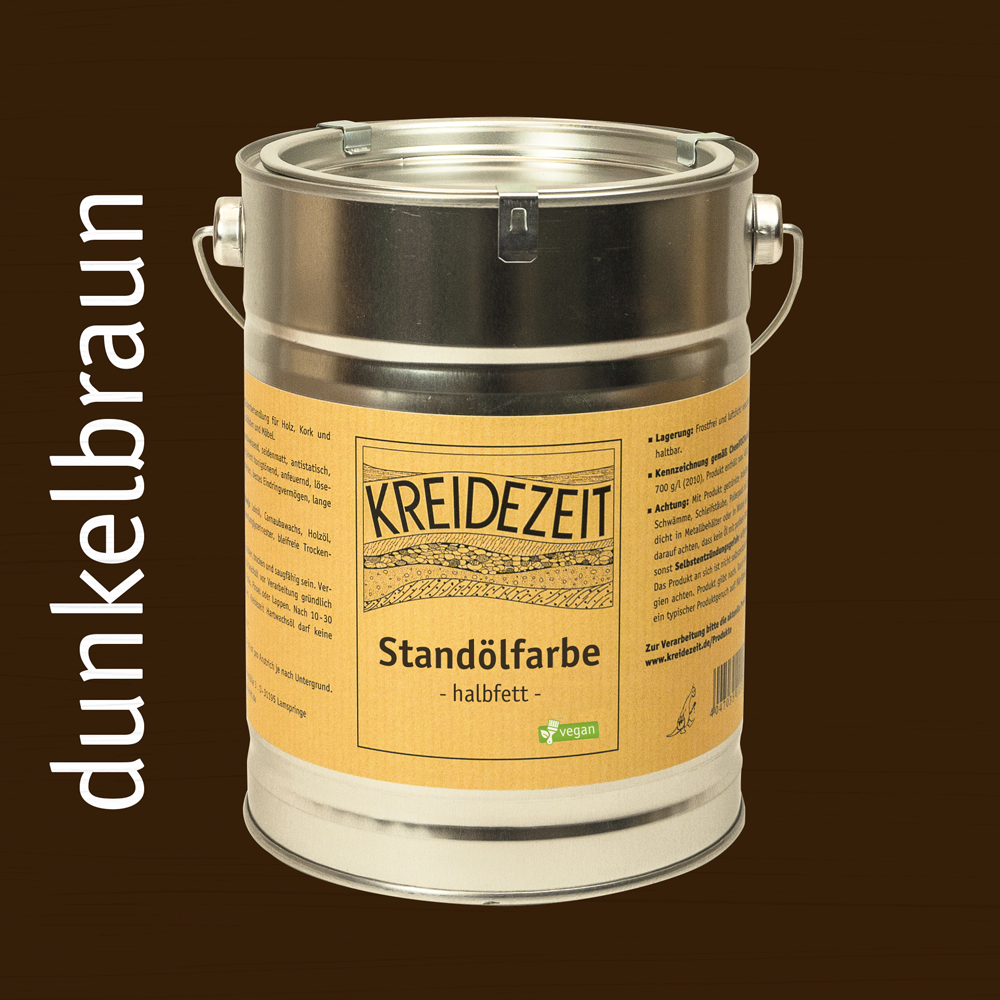 Standölfarbe, Zwischenanstrich farbig
