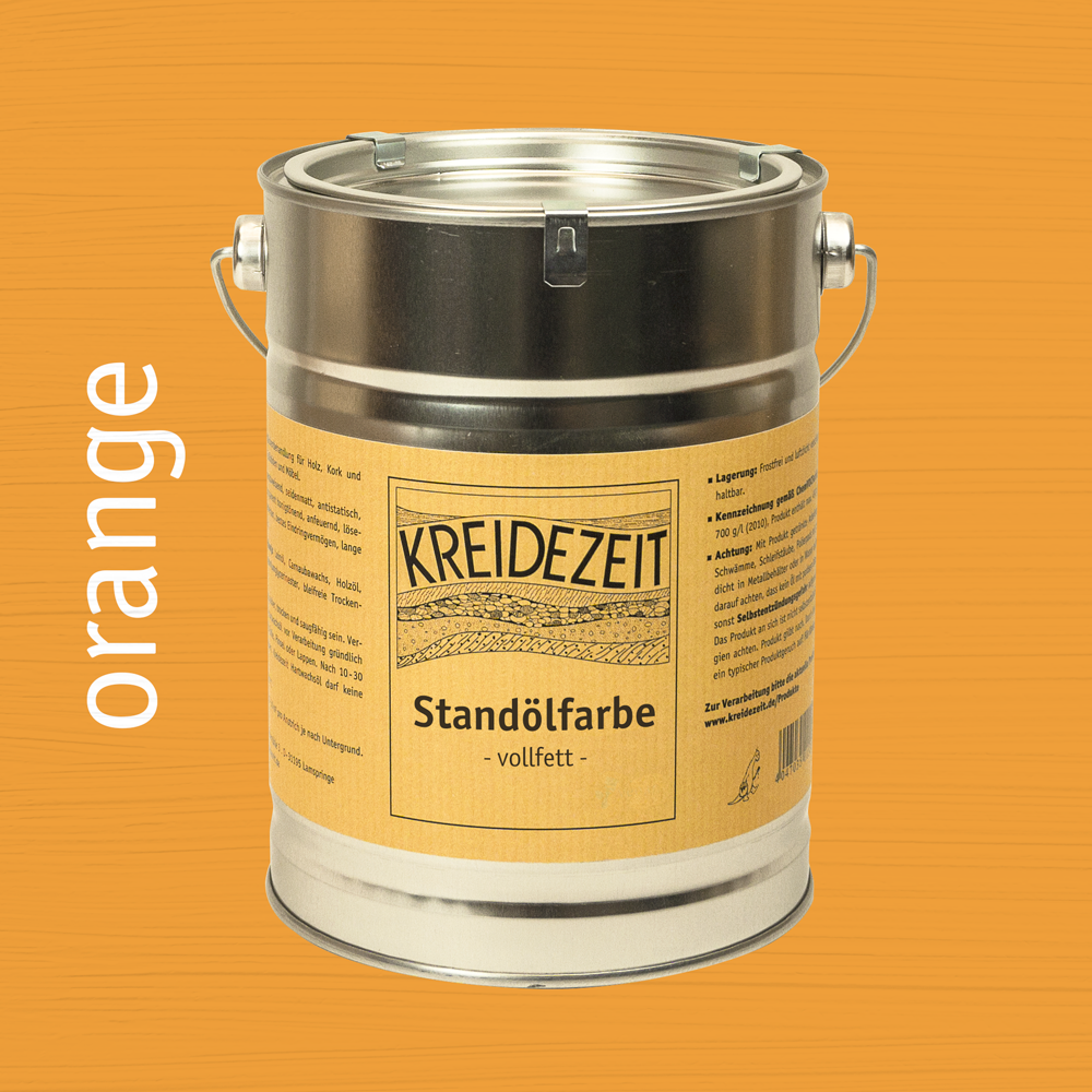 Standölfarbe, Schlussanstrich farbig