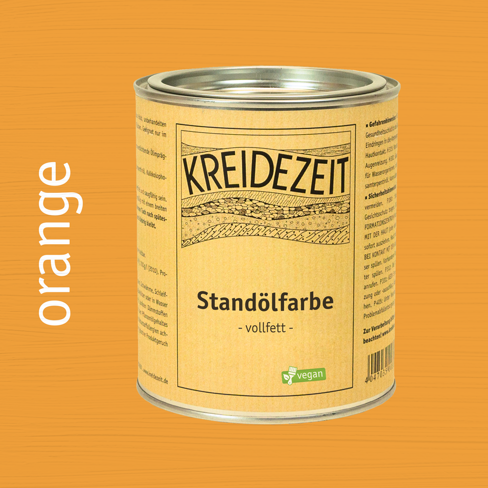 Standölfarbe, Schlussanstrich farbig