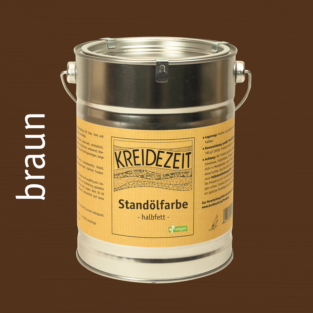 Standölfarbe, Zwischenanstrich farbig