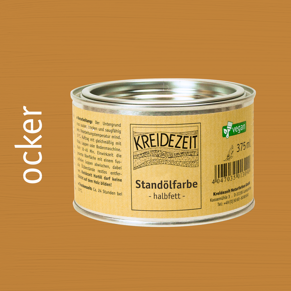 Standölfarbe, Zwischenanstrich farbig