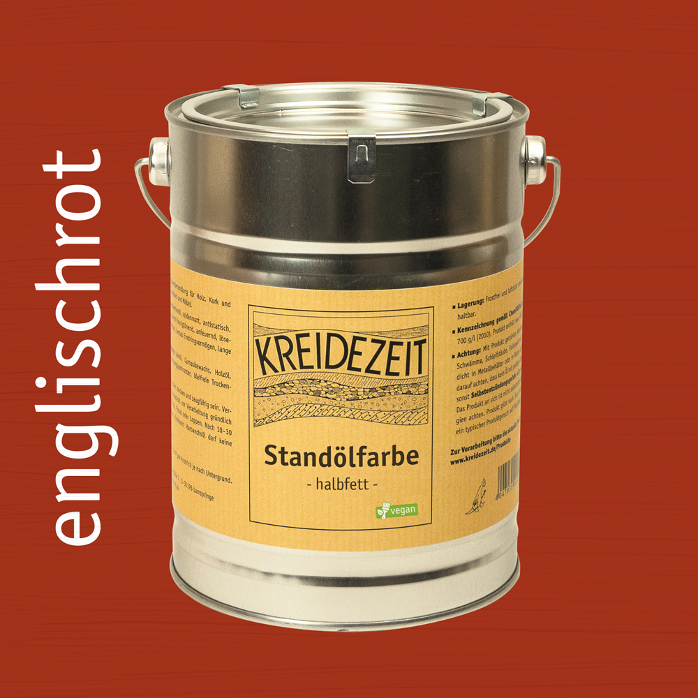 Standölfarbe, Zwischenanstrich farbig