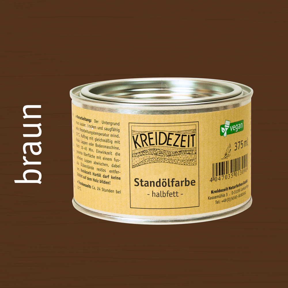 Standölfarbe, Zwischenanstrich farbig