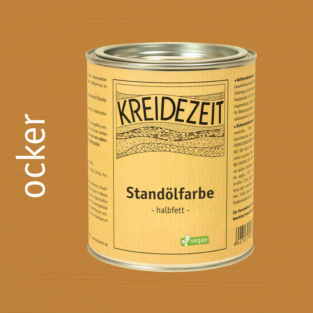 Standölfarbe, Zwischenanstrich farbig