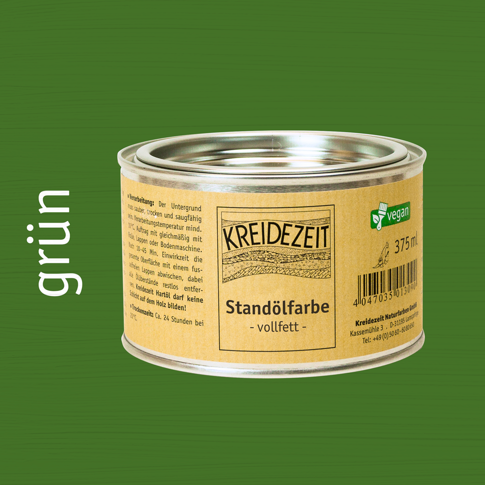 Standölfarbe, Schlussanstrich farbig