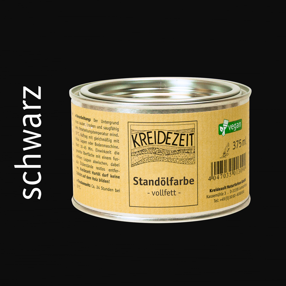 Standölfarbe, Schlussanstrich farbig
