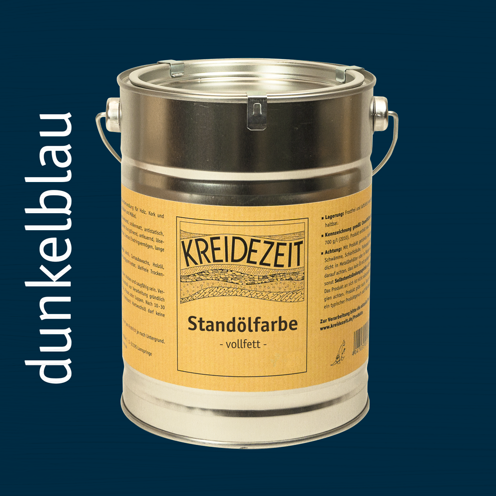 Standölfarbe, Schlussanstrich farbig