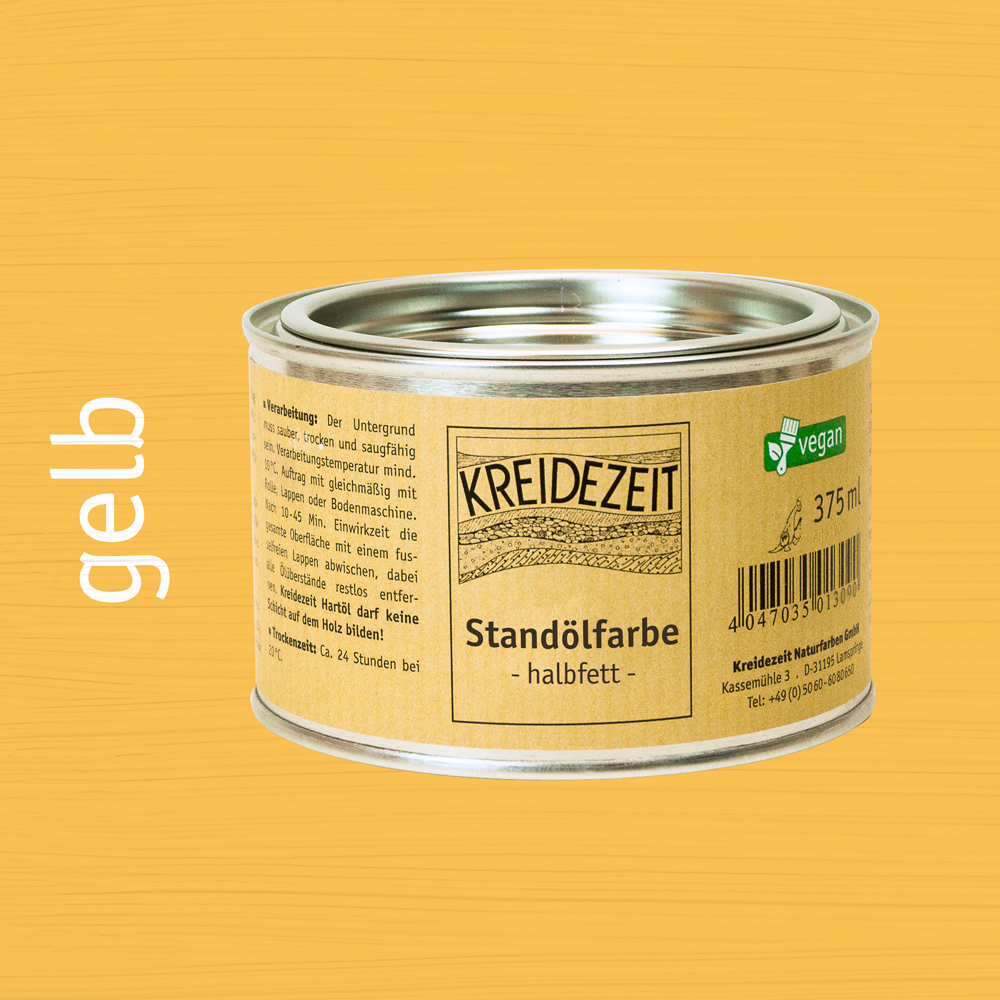 Standölfarbe, Zwischenanstrich farbig