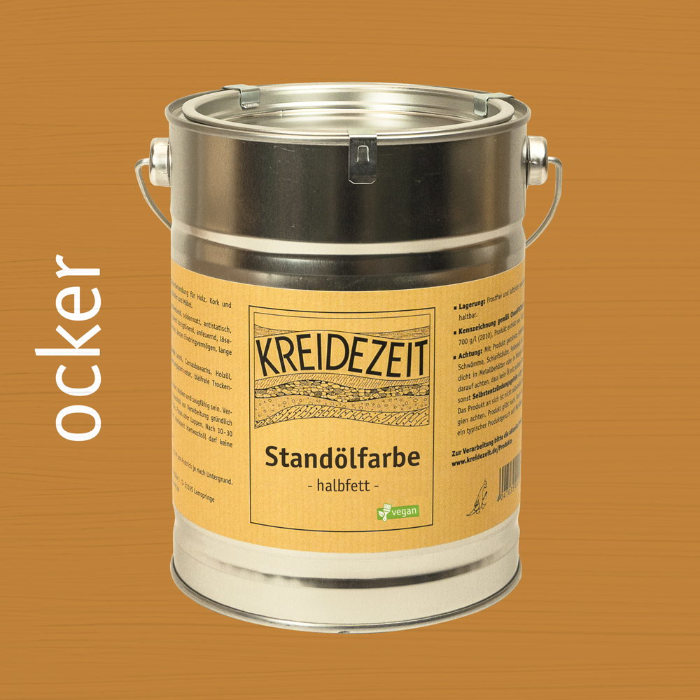 Standölfarbe, Zwischenanstrich farbig