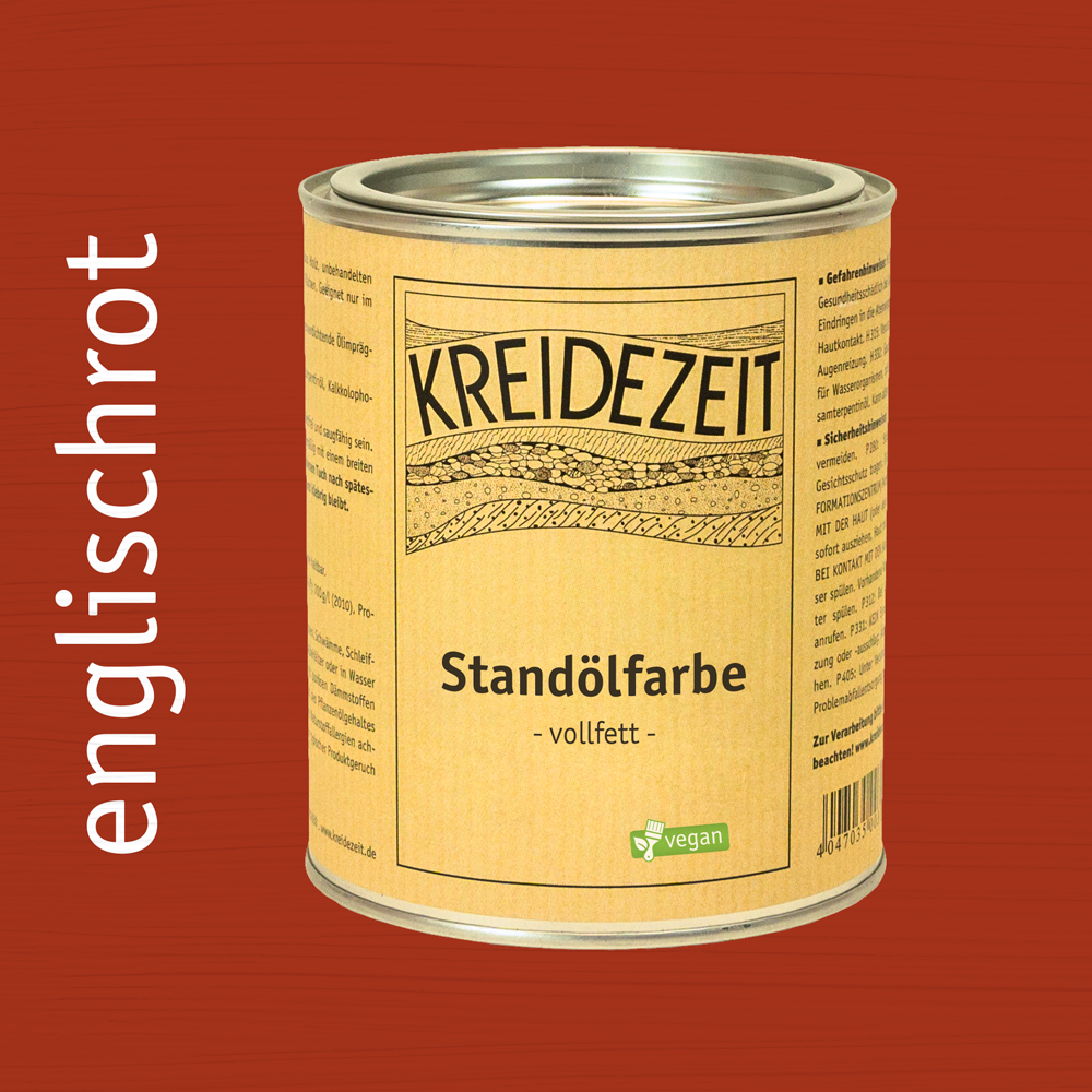 Standölfarbe, Schlussanstrich farbig
